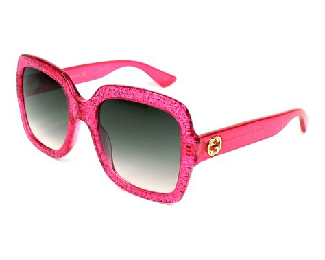 gucci glasses women pink|gucci pink glitter sunglasses.